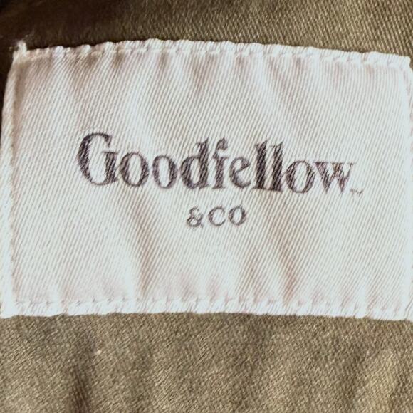 Goodfellow & Co Blazer Mens Olive Green Single Breasted Two Button Slim Fit Sz L - Picture 3 of 7